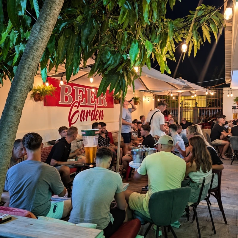 Beergarden venue in Aruba