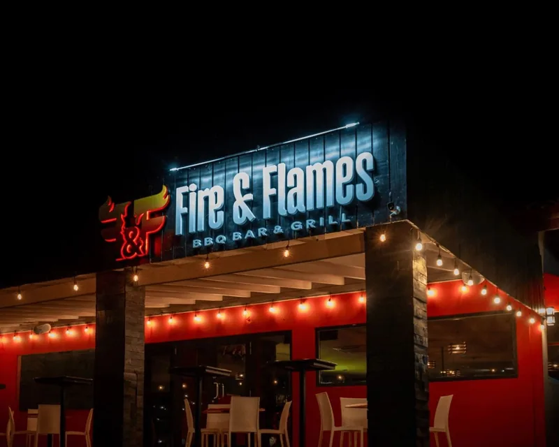 Fire & Flames venue in Aruba