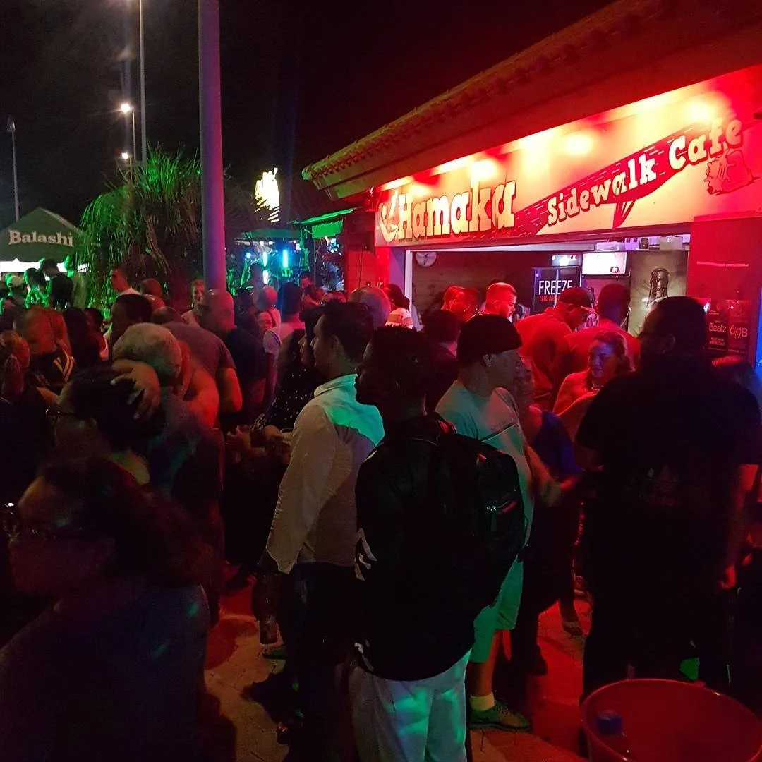 Hamaka Sidewalk Cafe venue in Aruba