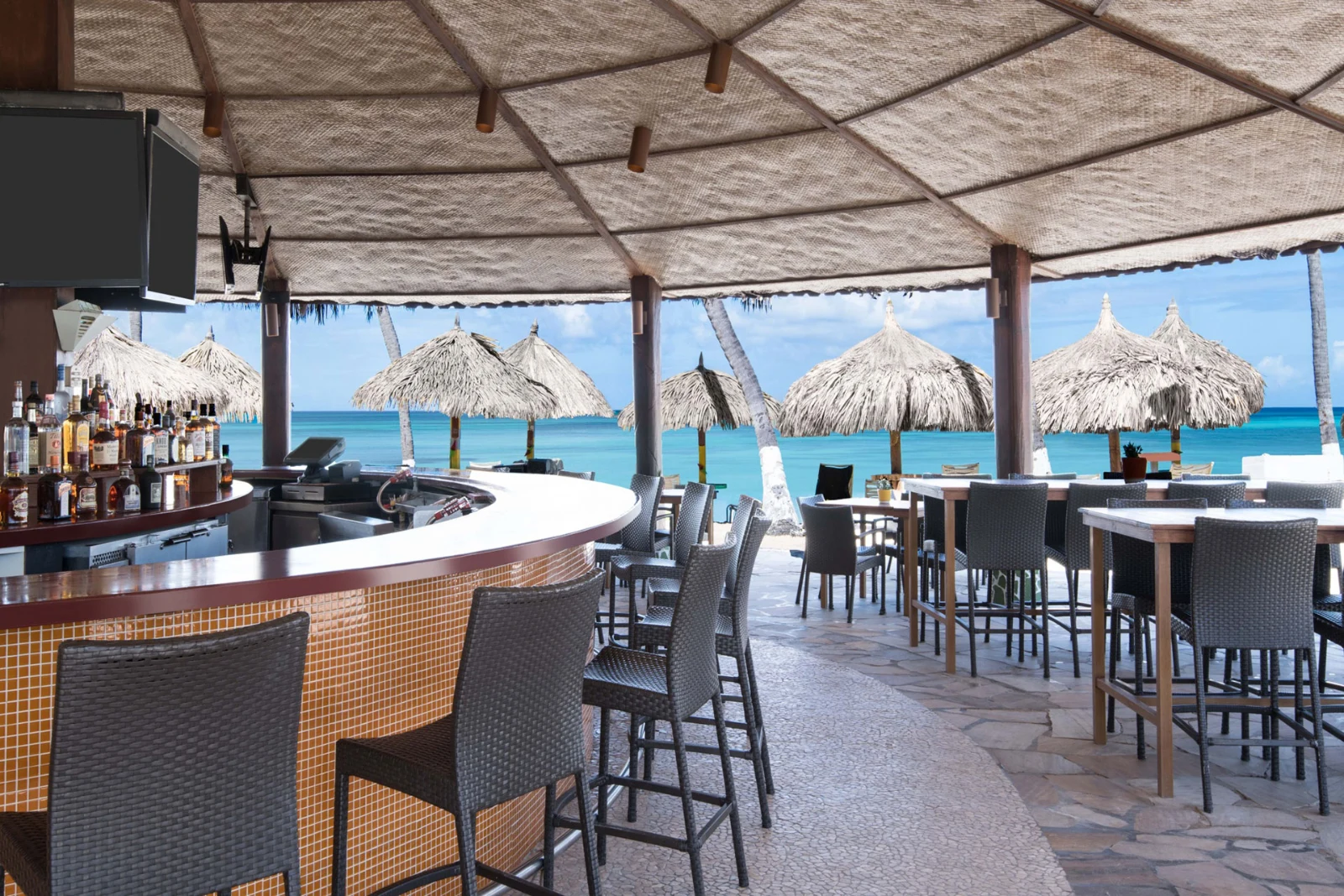 Oceanside Bar & Grill venue in Aruba