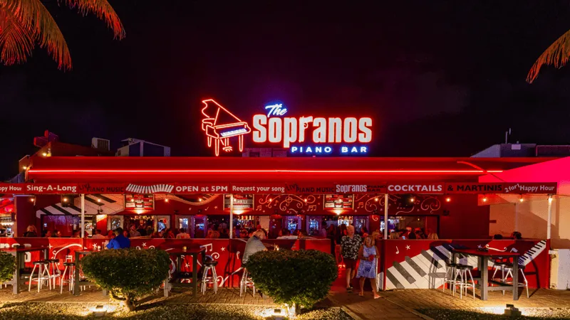 Sopranos Piano Bar venue in Aruba