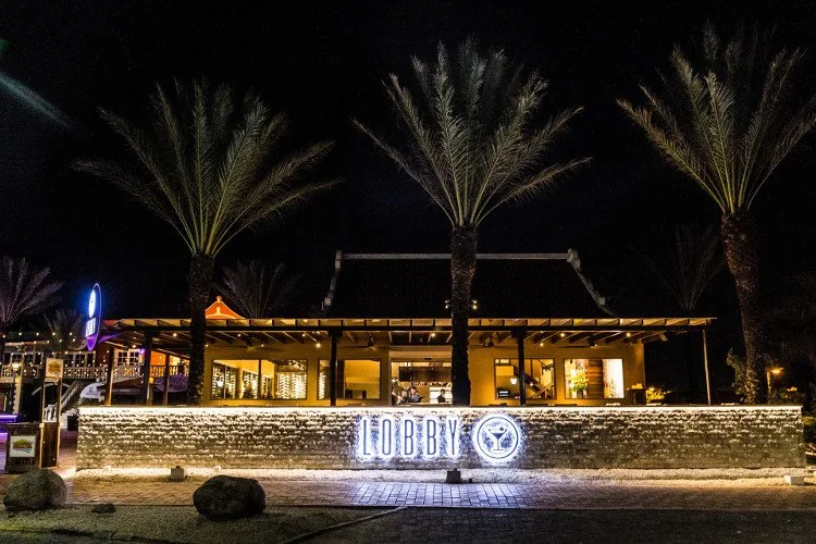 The Lobby BAR inside Aruba Marriott Resort venue in Aruba